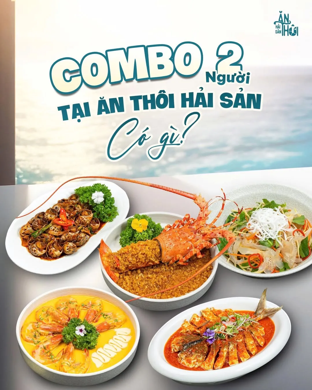 WHAT IS IN THE COMBO FOR TWO AT AN THOI HAI SAN?