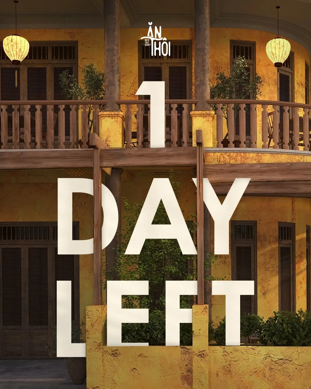 1 DAY LEFT — HOI AN WELCOMES VIETNAMESE HERITAGE